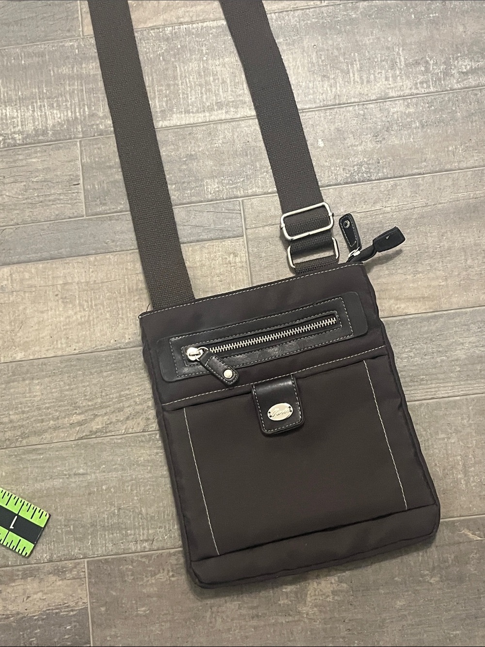 Roots Black Messenger Crossbody Bag - Picture 11 of 13